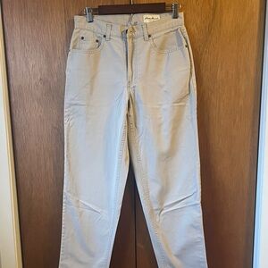 Eddie Bauer Women's Cropped Pants in Light Tan